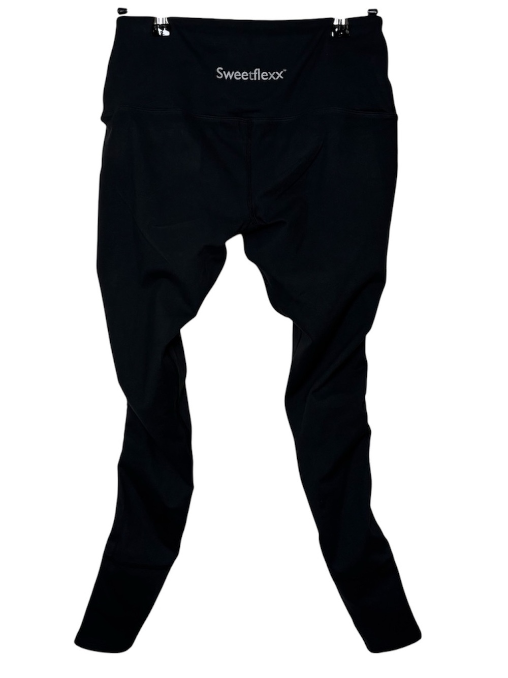 Sweetflexx Resistance Band Leggings Women 10 Active Performance Black Sculpting